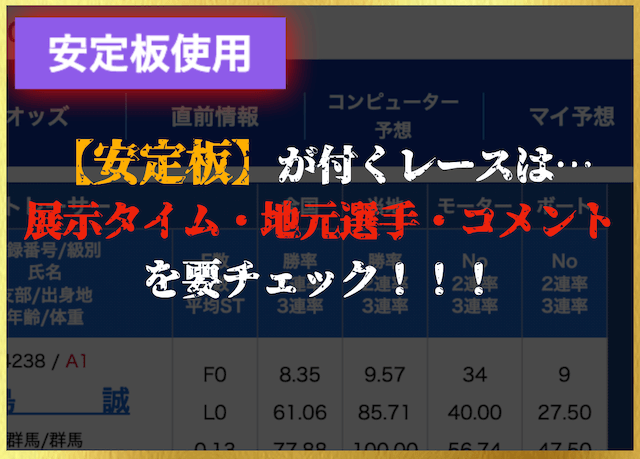 競艇安定板の総評