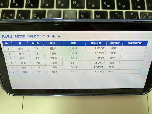 ボートネクストのハズレ舟券